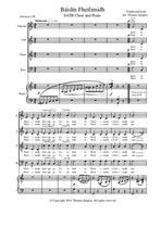 Báidín Fheilimidh (SATB Choir and Piano)